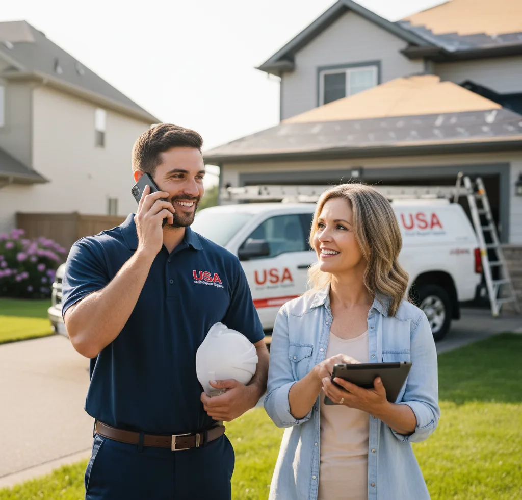 USA Roof Repair Experts customer support in Vinemont